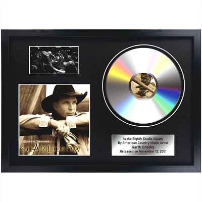 Garth Brooks – Scarecrow / Memorabilia / Souvenir in black frame / interior - Image 1 of 4
