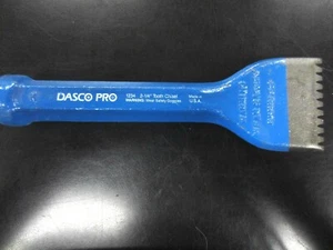 QTY 1 NEW DASCO PRO 1234 2-1/4" X 7-1/2" TOOTH CHISEL MADE IN USA - Picture 1 of 2