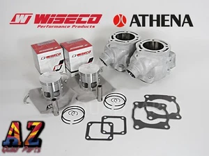 Yamaha Banshee 350 Athena 64mm Triple Ported Cylinders Gaskets WISECO Pistons - Picture 1 of 6