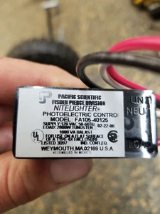 pacific scientific nitelighter photoelectric control fa105 ruud new - Picture 1 of 3