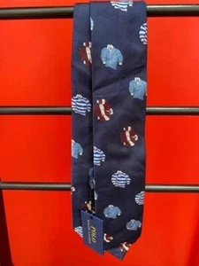 Polo Ralph Lauren Men’s Silk ‘Rugby Shirt’ Tie New with tag £50 - Picture 1 of 5