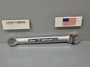 Craftsman 15mm Metric Combination Wrench 42919 VV  NOS USA NEW w/ BLEMISH! - Picture 1 of 16