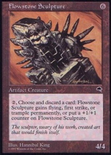 Flowstone Sculpture ~ Moderately Played Tempest MTG Magic UltimateMTG Artifact C - Image 1 of 1