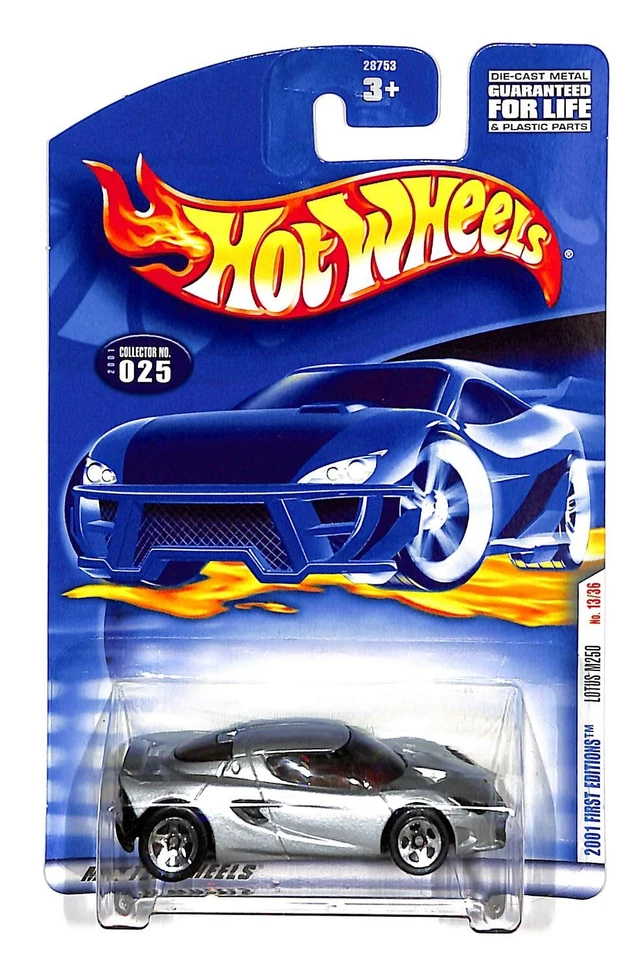 2001 Hot Wheels First Editions Lotus M250 #25 PLAIN CARD - Image 1 of 1