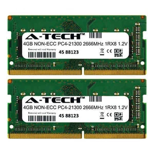 8GB 2x 4GB DDR4 Memory RAM for DELL LATITUDE 5491 5495 5570 E5491 E5495 E5570 8G - Picture 1 of 3