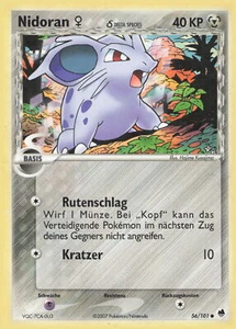 Pokémon Nidoran DF-56 Common Deutsch Poor - Bild 1 von 2
