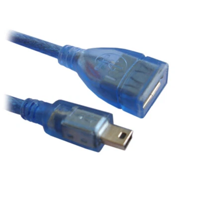 K13 Mini USB Adapter OTG Kabel Mini USB Stecker zu USB A Buchse Autoradio, Navi - Bild 1 von 4