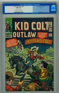 KID COLT OUTLAW #128 - CGC (9.2) - JACK KIRBY COVER - 5/1966 - Picture 1 of 2