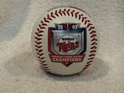 RARO Minnesota Twins 2003 División Central Campeones Coleccionista Béisbol, ¡GENIAL! Foto 1 de 3
