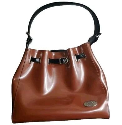 Beijo Bolso de Hombro Cartera Bolsillo Óxido Brillante Londres París/Nueva York Foto 1 de 4