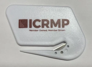 ICRMP Promotional Envelope Letter Opener Cutter Unused UsedOfficeShopCom - Picture 1 of 6