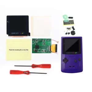 V5 Laminated OSD Menu Retro Pixel IPS LCD Screen Backlight For GBC With w/ Case - Picture 1 of 37
