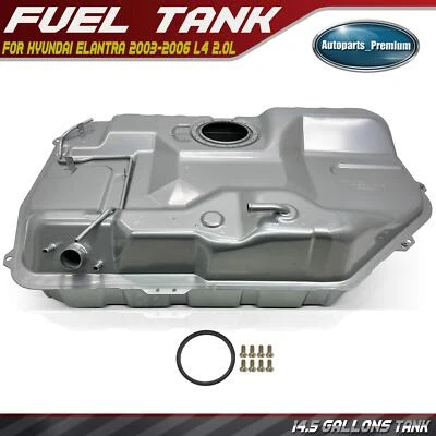 Серебряный топливный бак 14,5 галлона для Hyundai Elantra 2003 2004 2005-2006 L4 2,0 л - Изображение 1 из 4
