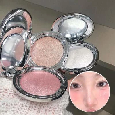 Face Contour Powder Palette Shimmer Highlighter Shimmer Powder Makeup UK R L7N8 - Image 1 of 4