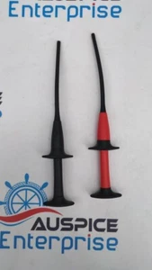 FLUKE 1A CAT III 1000V SUREGRIP PINCER CLIP RED & BLACK SET - Picture 1 of 6