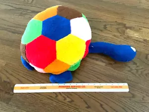 Schildkröte Plüsch Sofakissen Schildkröte rosa blau rot gelb 21 Zoll lang Target MCM y2k - Bild 1 von 10