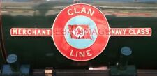 PHOTO  SR MERCHANT NAVY CLAN LINE DETAIL OF PLATE - TO CELEBRATE THE 100TH ANNIV