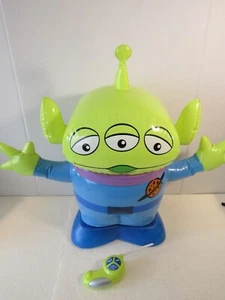 VINTAGE RARE DISNEY PIXAR TOY STORY 24" TALKING REMOTE CONTROL INFLATABLE ALIEN - Picture 1 of 22