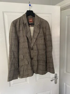 Hugo Boss Orange Mens Suit Jacket Size 46 36R Hand Crafted Blazer Rare - Picture 1 of 7
