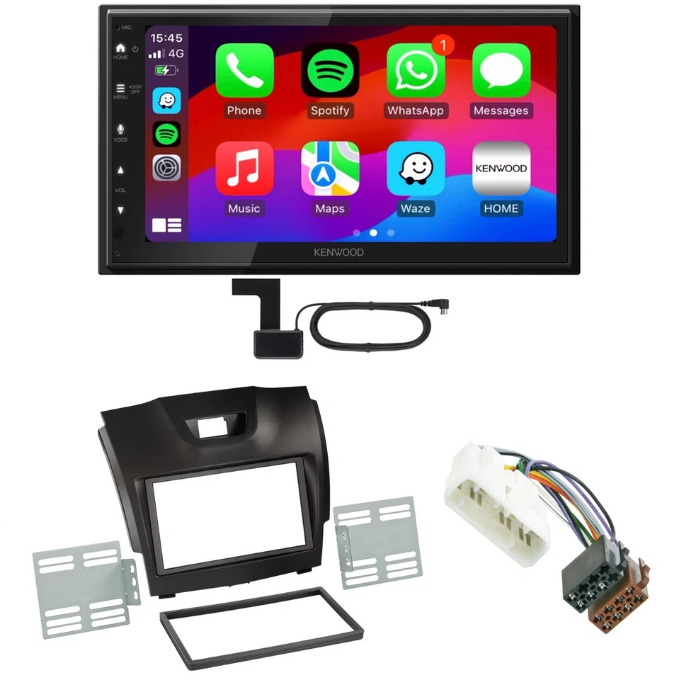 Kenwood DMX6523DABS Android Auto CarPlay Einbauset für Isuzu D-Max 2 - Bild 1 von 1