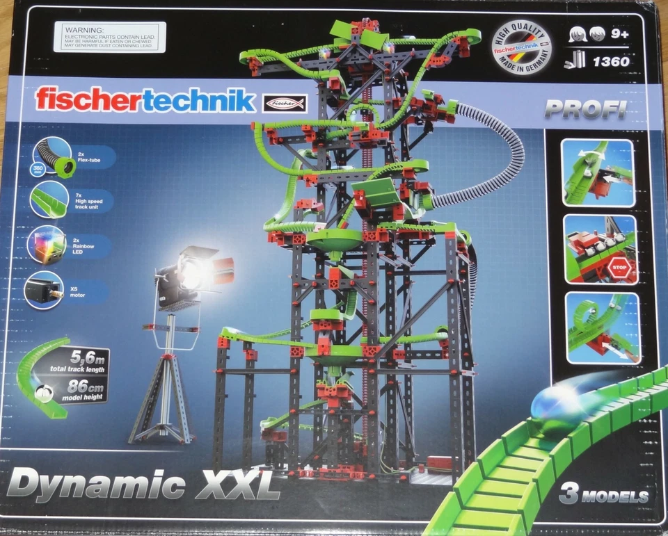 Dynamic XXL Profi Marble Run fischertechnik 544619