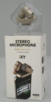 RODE iXY Stereo Mikrofon für IOS-Geräte iPhone 4/4S iPad/iPad 2/iPad 3Gen NEU - Bild 1 von 2