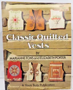 Klassische gesteppte Westen von Fons & Porter ©1982 Yours Truly Publ. Muster - Bild 1 von 8