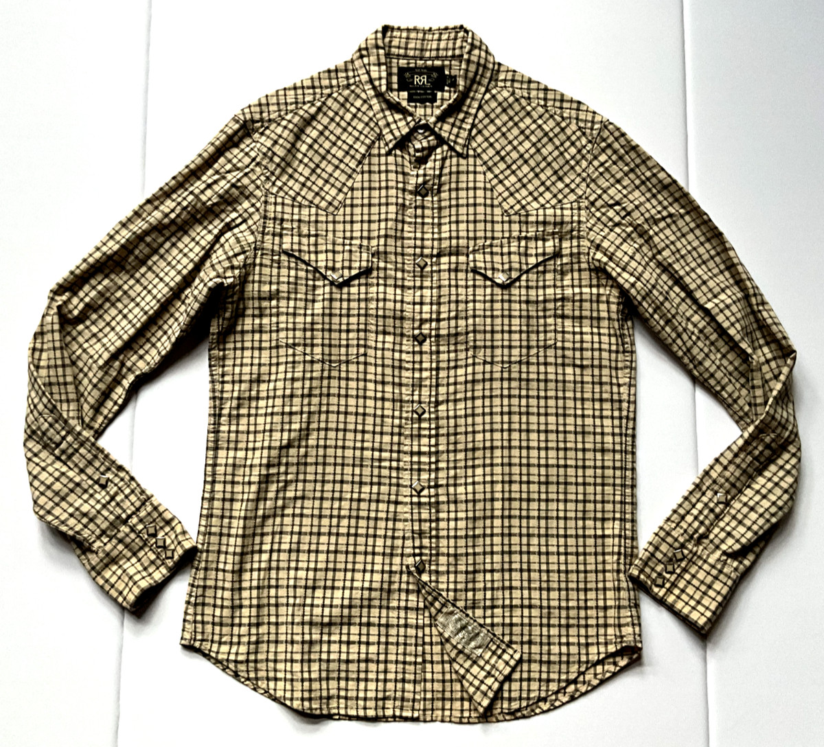 RRL Slim Western Casual Button-Down Shirts for Men for sale RRL Slim Western Casual Button-Down Shirts for Men for sale