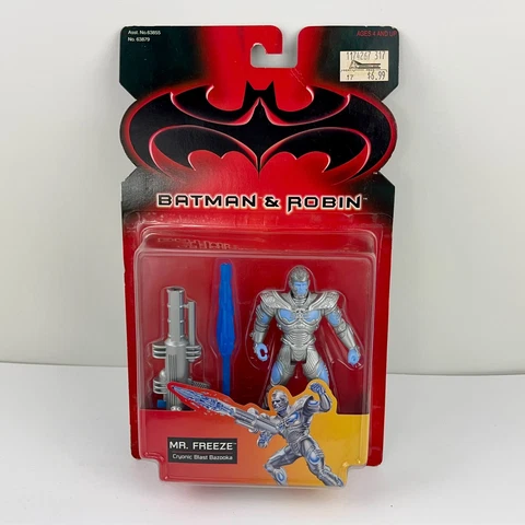 NOC Kenner Batman & Robin Cryonic Blast Bazooka Mr. Freeze Action Figure 1997 Cover