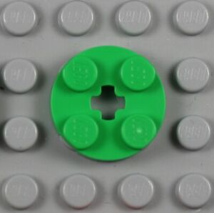 LEGO - 2x2 Round Plates Axle Hole - PICK YOUR COLORS & LOT SIZE - 4032 Town City