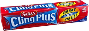 Cling plus Plastic Wrap, 200 Sq Ft, 1 Count (Pack of 1) - Picture 1 of 12