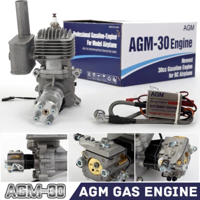 AGM30 Gasoline engine motor gasoline engine for RC model airplane vs. DLE30 - Image 1 of 4
