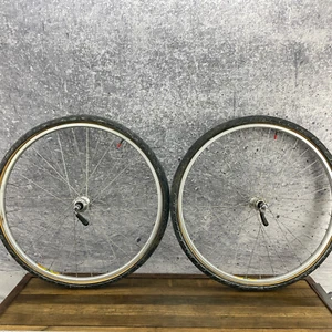 Vintage Mavic 231 Wheel Set 26 in Shimano Deore XT FH-M732 730 32 135 7s 90s MTB - Picture 1 of 18