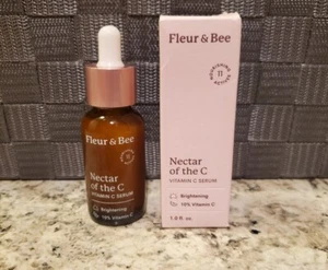 Fleur & Bee Vitamin C Hyaluronic Acid Nectar of the C Face Serum 1 oz Sealed  - Picture 1 of 9