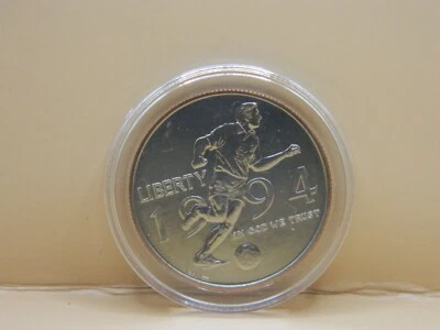 1994 -D WORLD CUP SOCCER UNC. CLAD HALF DOLLAR - Image 1 of 2