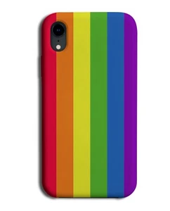 Colorida Funda Teléfono Bandera Arco Iris Rayas Multicolor Orgullo K206 - Imagen 1 de 1