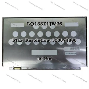 LQ133Z1JW26 3K 3200×1800 IPS LED 13.3" LCD Screen Display Panel Original 40 Pin - Picture 1 of 1