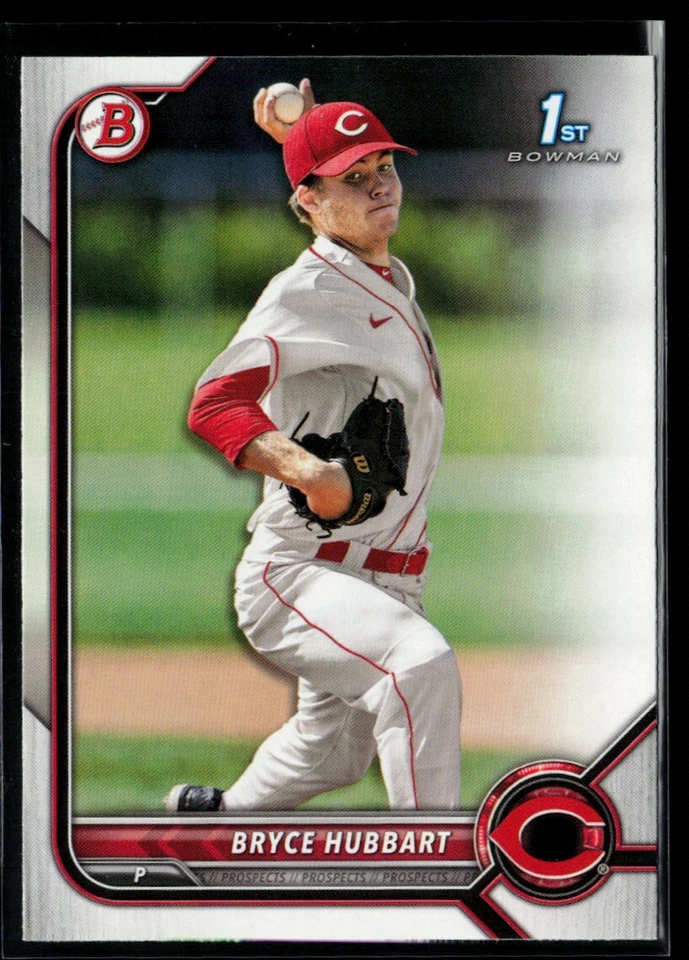 2022 Bowman Draft #BD-17 Bryce Hubbart *1st Bowman* RC - Image 1 of 2