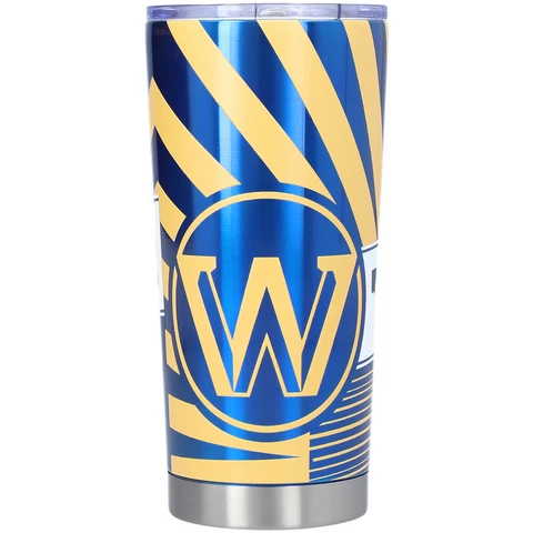 Golden State Warriors 20oz. Stainless Steel Mascot Tumbler Cover