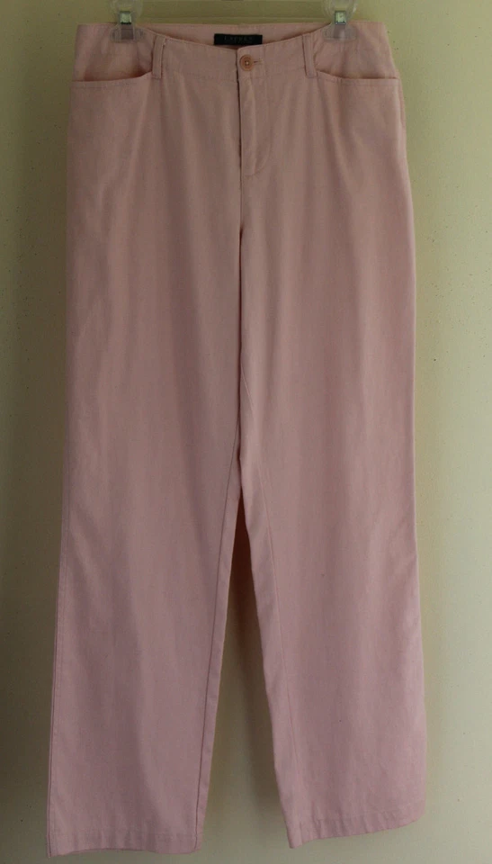 NWT Ralph Lauren Soft Pink Beachy Versatile Linen Cotton Pocketed Pants Sz 6 - Image 1 of 1