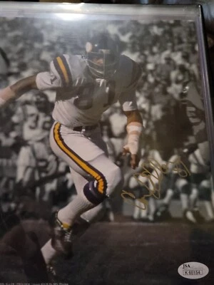 carl eller Minnesota Vikings  Hofer Autographed 8x10 Photo Jsa Certified - Image 1 of 3