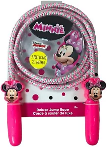 Disney Minnie Mouse Deluxe Jump Rope 7 Feet for Girls, Girls Outdoor Exercise - Picture 1 of 3