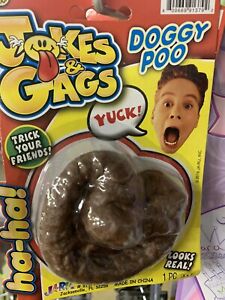Jokes & Gags Fake Dog Poop  Poo Doggie Doggy Doo Deluxe Toy Novelty New