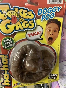 Jokes & Gags Fake Dog Poop Poo Doggie Doggy Doo Deluxe Toy Novelty New - Picture 1 of 1