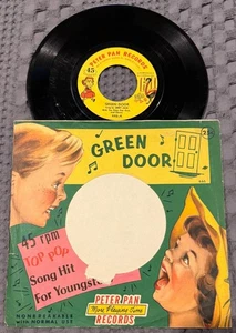 GREEN DOOR - VINTAGE - 1955 - PETER PAN RECORDS - EX - Foto 1 di 1