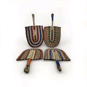 Ventilatore Bolga africano tessuto decorativo colorato parete da collezione 17"..........226 - Foto 1 di 5