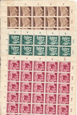 Lot Stamp Germany 3 Sheets WWII 3rd Reich War Welfare Doctor Nurse MNG FAULTY - Image 1 of 4
