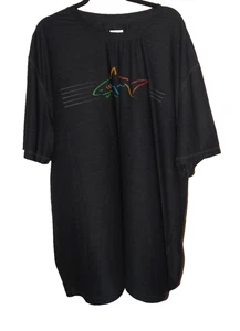 Greg Norman Polo Shirt Mens 4X L Black Shark Logo Play Dry SS Golf  VGC - Picture 1 of 4