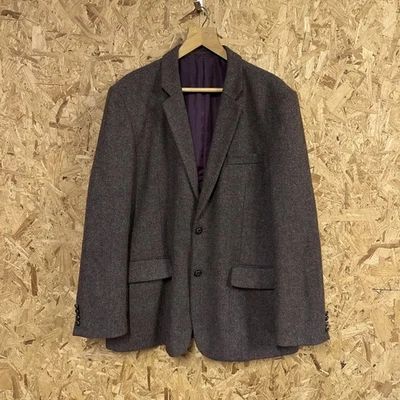 Blazer de tweed para hombre marrón espiga cuadros chaqueta de campo Lincoln XXL 2XL Foto 1 de 4