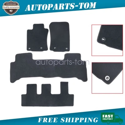 Alfombrillas delanteras y traseras impermeables 4 piezas para Lexus GX460 2018-2023 Foto 1 de 4